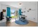Home office with water views and plenty of natural light at 750 N Village N Dr # 106, St Petersburg, FL 33716