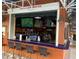 Outdoor bar with seating, TVs, and a view at 10650 Gulf Blvd # 340, Treasure Island, FL 33706