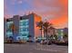 Attractive beachfront building at sunset at 10650 Gulf Blvd # 340, Treasure Island, FL 33706