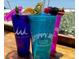 Three colorful cocktails at Sloppy Joe's Bar at 10650 Gulf Blvd # 340, Treasure Island, FL 33706
