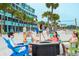 Gathering enjoying beach volleyball and fire pit at 10650 Gulf Blvd # 340, Treasure Island, FL 33706