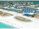 Aerial view of the Bilmar Beach Resort, showing its beachfront location and amenities at 10650 Gulf Blvd # 340, Treasure Island, FL 33706