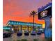 The Bilmar Beach Resort, Treasure Island, FL, exterior, at sunset at 10650 Gulf Blvd # 340, Treasure Island, FL 33706
