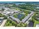 Aerial view of building and surrounding community features at 5775 Park N St # 411, St Petersburg, FL 33709
