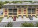 Aerial view of the building showing multiple units and parking at 5775 Park N St # 411, St Petersburg, FL 33709