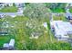 Aerial view of two houses with large trees at 10162 115Th Ave, Largo, FL 33773