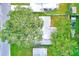 Overhead view of the house and surrounding yard at 10162 115Th Ave, Largo, FL 33773