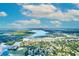 Aerial view of waterfront homes and community at 10162 115Th Ave, Largo, FL 33773