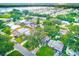 Aerial view of a residential neighborhood near a lake at 10162 115Th Ave, Largo, FL 33773