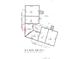 Floor plan of building B, unit 2570, showing multiple studio and 1-bedroom units at 2570 Gary Cir # 3, Dunedin, FL 34698