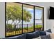 Lovely water view from large living room window at 1515 Pinellas Bayway S # 65, St Petersburg, FL 33715