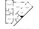 Two-bedroom condo floor plan with kitchen and living room at 1515 Pinellas Bayway S # 65, St Petersburg, FL 33715