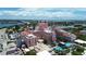 Aerial view of Don CeSar Hotel and surroundings at 1515 Pinellas Bayway S # 65, St Petersburg, FL 33715