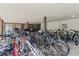 Community bike rack provides secure storage for bicycles at 1515 Pinellas Bayway S # 65, St Petersburg, FL 33715
