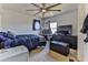 Bedroom with a full bed and dresser at 8556 Southern Charm Cir, Brooksville, FL 34613