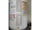 GE water heater with energy guide and safety information at 8813 Spring Haven Blvd # 44, New Port Richey, FL 34655