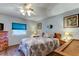 Spacious bedroom with a wooden dresser and a comfortable bed at 192 Blue Marlin Dr, Oldsmar, FL 34677