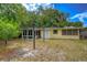 Large backyard with a shed and pergola at 5210 Newton S Ave, Gulfport, FL 33707