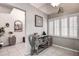 Condo entryway with decorative console table and window shutters at 2599 Dolly Bay Dr # 308, Palm Harbor, FL 34684