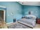 Spacious bedroom with vaulted ceiling and large bed at 2599 Dolly Bay Dr # 308, Palm Harbor, FL 34684
