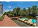 Community kayak launch with multiple docks at 2599 Dolly Bay Dr # 308, Palm Harbor, FL 34684