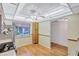 Eat-in kitchen with wood flooring and built-in cabinetry at 19029 Us Highway 19 N # 12B, Clearwater, FL 33764