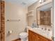Updated bathroom with new vanity, toilet and shower at 19029 Us Highway 19 N # 12B, Clearwater, FL 33764