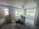 Image of room during renovation with lots of natural light and new fixtures ready to install at 4411 Rustic Dr # 4411, New Port Richey, FL 34652