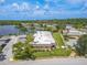 Aerial view of condo community highlighting a unit's location at 4411 Rustic Dr # 4411, New Port Richey, FL 34652