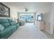 Spacious living room with an open floor plan and ample natural light at 4411 Rustic Dr # 4411, New Port Richey, FL 34652