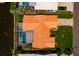 Bird's eye view of home, pool, and surrounding landscape at 1985 Michigan Ne Ave, St Petersburg, FL 33703