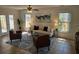 Bright living room with comfortable seating, modern decor, and natural light at 1740 51St N St, St Petersburg, FL 33710