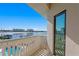 Beautiful balcony view of the beach and ocean, offering serene outdoor living space at 774 Nina Dr, Tierra Verde, FL 33715