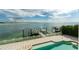 Picturesque view of private boat docks and waterfront amenities creating a private oasis at 774 Nina Dr, Tierra Verde, FL 33715