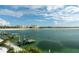 Expansive waterfront view with boat docks, showcasing the stunning coastal scenery at 774 Nina Dr, Tierra Verde, FL 33715