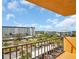 Balcony view of the community and ocean at 9 Haig Pl # 612, Dunedin, FL 34698