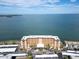 Aerial view of waterfront building and community at 9 Haig Pl # 612, Dunedin, FL 34698