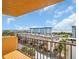 Balcony offering stunning water and city views at 9 Haig Pl # 612, Dunedin, FL 34698