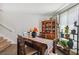 Bright dining room with a wooden table and a built-in hutch at 5228 New Friendship Pl, Tampa, FL 33619