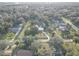 Aerial view of a single-Gathering home with a large yard and surrounding trees at 7809 Alafia Dr, Riverview, FL 33578