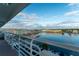 Balcony view of marina, boats, and waterfront at 2539 Gary Cir # 603, Dunedin, FL 34698