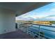 Spacious balcony overlooking marina and water at 2539 Gary Cir # 603, Dunedin, FL 34698