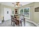 Bright dining area with wooden table and chairs near kitchen at 2551 15Th N Ave, St Petersburg, FL 33713