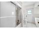 Bathroom with shower, toilet, and vanity at 11220 9Th E St, Treasure Island, FL 33706