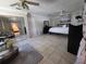 Large bedroom with king bed and mirrored closet at 3912 Fontainebleau Dr, Tampa, FL 33634