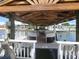 Covered boat lift on a spacious dock at 3912 Fontainebleau Dr, Tampa, FL 33634