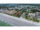 Aerial perspective highlighting beach house's prime location at 516 Gulf Blvd, Indian Rocks Beach, FL 33785