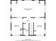 Two-story home floor plan, includes primary bedroom, two additional bedrooms and two baths at 516 Gulf Blvd, Indian Rocks Beach, FL 33785