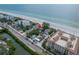 Aerial view showing beachfront home location at 516 Gulf Blvd, Indian Rocks Beach, FL 33785