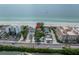 Aerial view of beach house near the ocean at 516 Gulf Blvd, Indian Rocks Beach, FL 33785